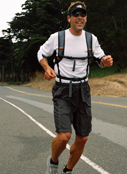 
                    Dean Karnazes trains for the remaining marathons in his quest to run 50 marathons in 50 states in 50 days.
                                            (Gideon D'Arcangelo)
                                        