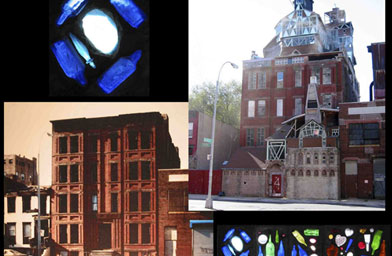 
                    A Photo montage shows the building now and then.
                                            (Christopher Wood)
                                        