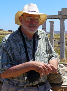 
                    Don O'Briant in Greece.  Don was attacked in Atlanta two years ago by Brian Nichols. The attack changed his life. He retired from his job and decided to do what he pleased with every moment.
                                            (Don O'Briant)
                                        