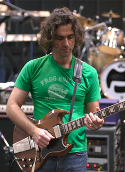 
                    Dweezil Zappa rehearsing in Los Angeles, Calif. May 04, 2006.
                                            (Michael Mesker/Zappa Family Trust)
                                        