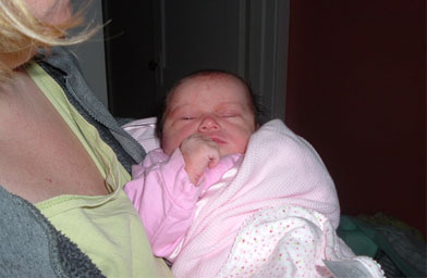 
                    Allison Austin holds her granddaughter, Marah Coles.
                                            (Allison Austin)
                                        