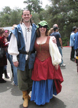 
                    Melanie and boyfriend, Matt, at the Escondido Renaissance Pleasure Faire.
                                            (Melanie Treco)
                                        