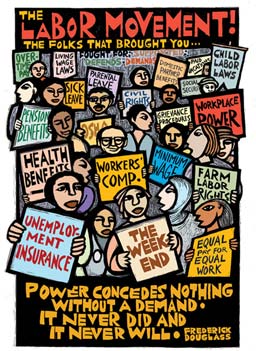 
                    A Labor Movement poster.
                                            (Ricardo Morales)
                                        