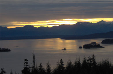 
                    A sunset in Auke Bay, which is where Weigel lives.
                                            (Beth Weigel)
                                        