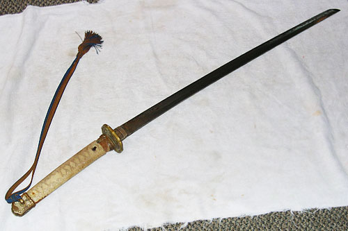 
                    The Samurai Sword that belonged to Krissy Clark's father
                                            (Krissy Clark)
                                        