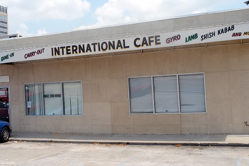
                    Refugees go to the International Cafe to eat Ethiopian food, watch news from their home countries and feel a sense of community.
                                            (Kara Oehler & Ann Hepperman)
                                        