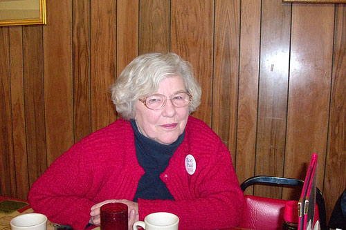 
                    Judy Campbell of Wood's Bay, Mont., says she's run into trouble trying to register new voters for libertarian Republican candidate Ron Paul. One truck driver refused to register because he didn't want the government "knowing his business."
                                            (John Moe)
                                        