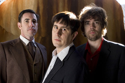 
                    The Mountain goats are Peter Hughes (left to right), John Darnielle and Jon Wurster
                                            (Chrissy Piper)
                                        