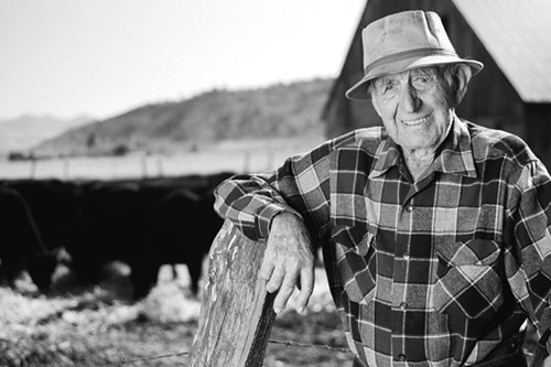 
                    This picture of Attilio Genasci was taken on his ranch in the Sierra Valley. Genasci passed away on Jan. 29, 2008.
                                            (Steve Frisch)
                                        
