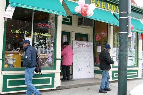 
                    A neighborhood bakery in Jamaica Plain.
                                            (Curt Nickisch)
                                        