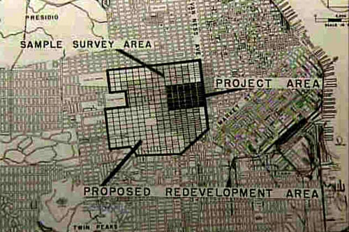 
                    This is a map showing the proposed redevelopment San Francisco's Fillmore District.
                                            (Courtesy of KQED San Francisco)
                                        