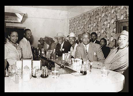 
                    Jimbo's Cafe circa 1950s.
                                            (Red Powell/Reggie Pettus Collection, KQED, and authors Elizabeth Pepin and Lewis Watts)
                                        