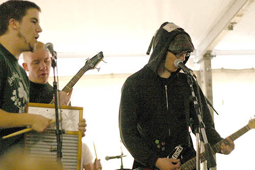 
                    A band performs in the 2008 Two Below Tent.
                                            (Tusptangar/Flickr)
                                        