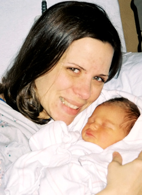
                    Lillian Case was born a day after the U.S.-led invasion of Iraq. This picture of her with her  mother Victoria was taken March 23, 2003, the day after she was born.
                                            (Courtesy Scot Case)
                                        