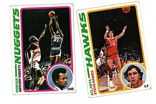 
                    ...plus these basketball trading cards? Sixty-four cents.
                                            (John Moe)
                                        