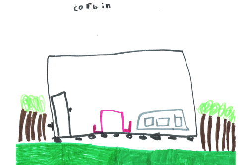 
                    This is Corbin's drawing of spring.
                                            (Courtesy Grandville Christian School)
                                        