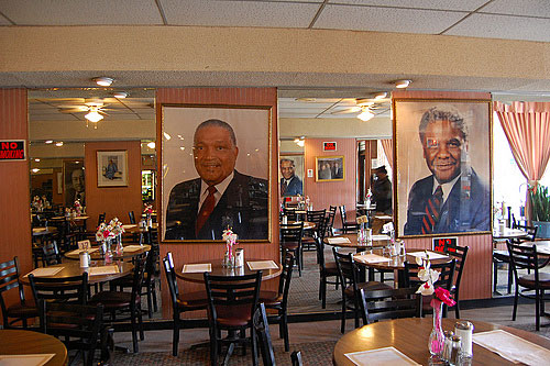 
                    Edna Stewart and her restaurant are an icon of the Civil Rights movement in Chicago -- it was the favorite restaurant of many of the movement's leaders.
                                            (Amy C. Evans)
                                        