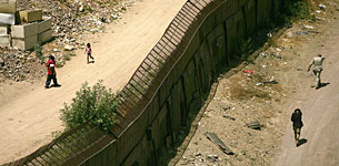 U.S.-Mexican border in Nogales, Ariz.