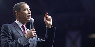Sen. Barack Obama speaks in Florida