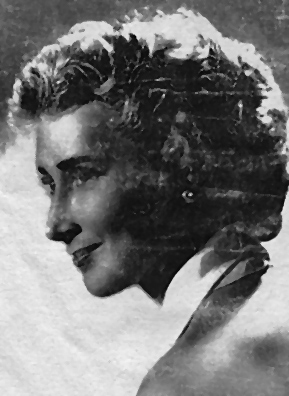 
                    This is a silkscreen portrait of Weekend America listener and guest Julia Dole's mother Wilhelmina O'Brien Dole in her 20s after her nose job. Wilhelmina was a professional opera singer.
                                            (Courtesy Julia Dole)
                                        