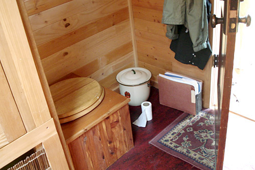 
                    The toilet of Dee Williams' tiny house, which was the subject of some concern for some of our listeners.
                                            (Joshua McNichols)
                                        