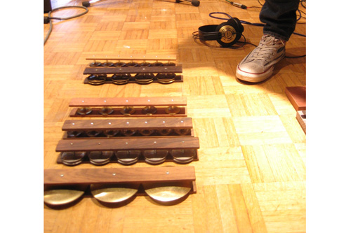 
                    NOMO is always on the prowl for materials from which to build their instruments.
                                            (Angela Kim)
                                        