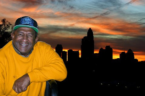 
                    Here's the photographer, Curt Peters, with the skyline of his native city, Charlotte, N.C. in the background.
                                            (Curt Peters)
                                        