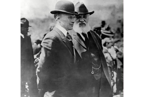 
                    Selfridge was a friend and colleague of Alexander Graham Bell. Bell was considered the Wright Brothers' biggest competitor.
                                            (Library of Congress)
                                        