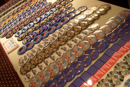 
                    Campaign buttons for John McCain at the Republican National Convention.
                                            (Jim Gates)
                                        