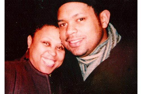 
                    Prim reunited with his sister Kashidah in Chicago, 1996.
                                            (Courtesy Reggie Prim)
                                        