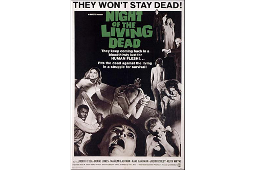 
                    "Night of the Living Dead" movie poster.
                                            (The Walter Reade Organization)
                                        