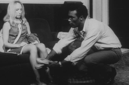 
                    Ben giving Barbara slippers in "Night of the Living Dead."
                                            (The Walter Reade Organization)
                                        