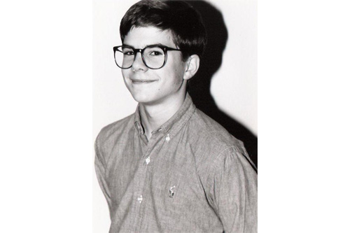 
                    Charlie Schroeder and his massive (and oh-so 80s) horn-rimmed glasses.
                                            (Courtesy Charlie Schroeder)
                                        