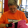 Mary Yeman works out at Rock Steady Gym