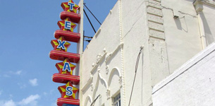 The Texas Theatre where Oswald was apprehended