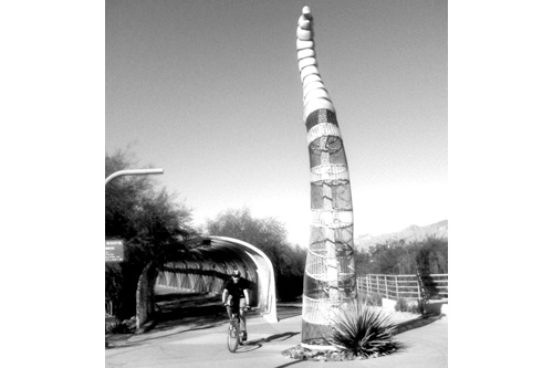 
                    Charles Wommack at the Snake Bridge, in Tucson.
                                            (Courtesy Charles Wommack)
                                        