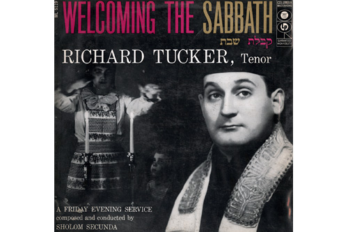 
                    "Welcoming the Sabbath," a 1956 album by Richard Tucker released through Columbia Records.
                                            (Courtesy www.trailofourvinyl.com)
                                        