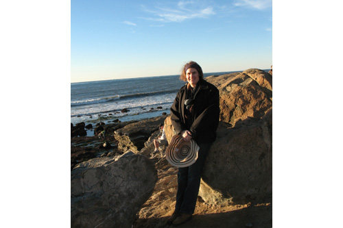 
                    Amy Hoffman at the tide pools at Point Loma in California.
                                            (Courtesy Amy Hoffman)
                                        