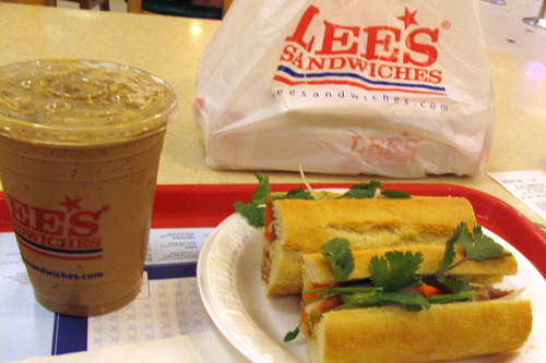 
                    A banh mi from Lee's.
                                            (Corey Takahashi)
                                        
