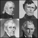 Presidents Taylor, Pierce, Harrison, Polk