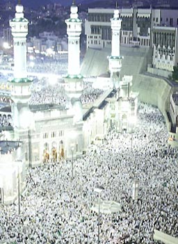 
                    Millions of people descend on Mecca.
                                            (Ulises A. Mejias)
                                        