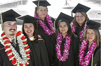 
                    State of the Union Slide 6
Maria Reyes, third from the right, at her high school graduation.
                                            (Maria Reyes)
                                        