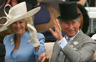 
                    The Prince of Wales and Camilla, The Duchess of Cornwall, seen here in a June 2005 photo, visit Philadelphia on Saturday.
                                            (Julian Herbert/Getty Images)
                                        