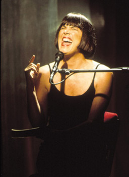 
                    Eve Ensler performing "The Vagina Monologues."
                                            (vday.org)
                                        