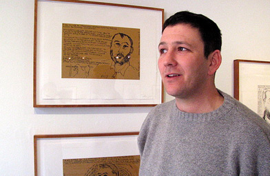 
                    During interviews with former detainees, Heyman would sketch their portraits onto a copper plate along with text from their testimony.
                                            (Joel Rose)
                                        