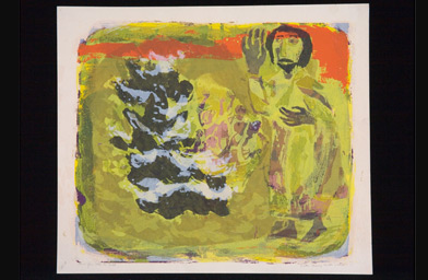 
                    "have you still no faith," silkscreen print, 1955.
                                            (Corita Art Center/Immaculate Heart Community/Joshua White)
                                        