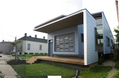 
                    Timothy's house, completed.
                                            (DesignBuild)
                                        