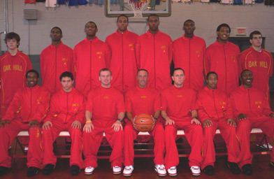 
                    Oak Hill basketball team.
                                            (Oak Hill Academy)
                                        