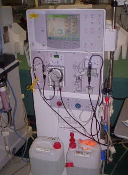
                    A close-up of the dialysis machine.
                                            (Bradd Del Muto)
                                        