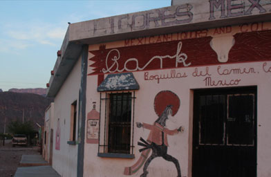 
                    The park bar was a favorite gringo hangout before the border closed.
                                            (Michael May)
                                        